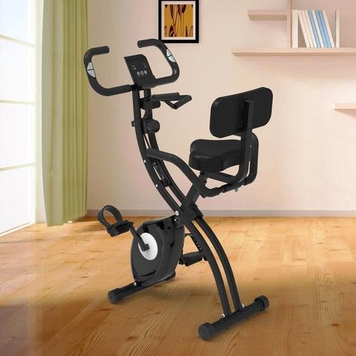 Opvouwbare Hometrainer met Rugleuning, Sport en Fitness, Fitnessapparatuur, Zo goed als nieuw, Hometrainer, Ophalen