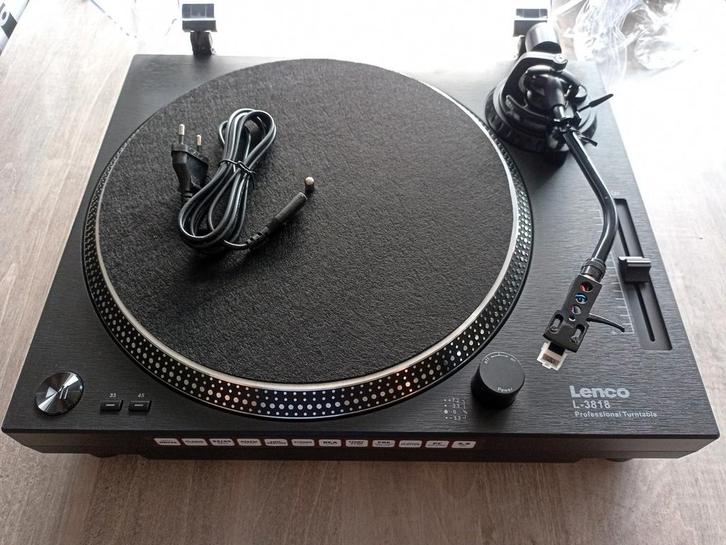 Lenco 3818 nieuw platenspeler snelstart audio technica naald, Audio, Tv en Foto, Platenspelers, Ophalen of Verzenden