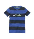 Hema blauwe jongens t-shirt Offside gestreept dessin 158-164, Kinderen en Baby's, Kinderkleding | Maat 158, Nieuw, Ophalen of Verzenden