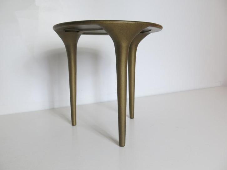 Design aluminium bijzettafel / salontafel Tine K Home, Antiek en Kunst, Kunst | Designobjecten, Ophalen of Verzenden
