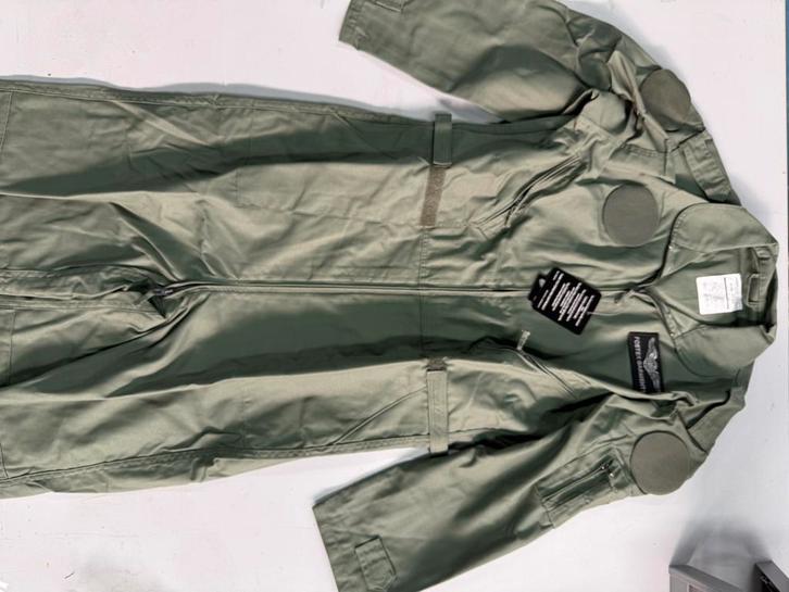 Piloten Overall Fostex maat 46-48, Kleding | Heren, Jassen | Zomer, Nieuw, Overige maten, Groen, Ophalen of Verzenden
