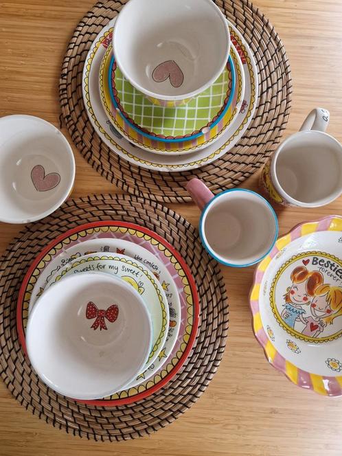 BLOND Amsterdam servies, Huis en Inrichting, Keuken | Servies, Gebruikt, Compleet servies, Blond Amsterdam, Aardewerk, Ophalen of Verzenden