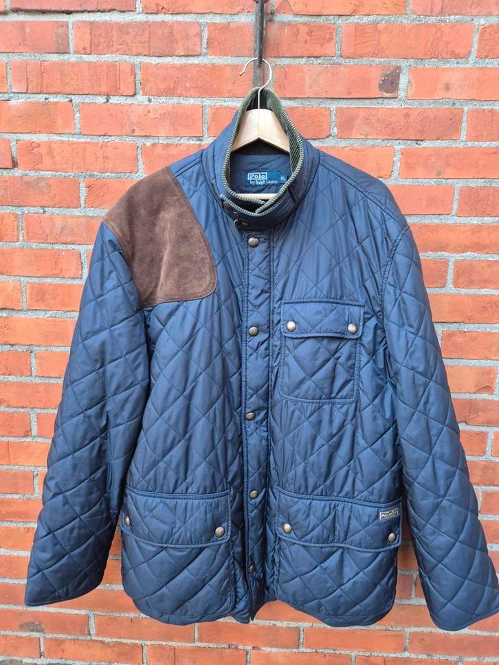 Polo Ralph Lauren Men's kempton Quilted shooter Jacket, Kleding | Heren, Jassen | Winter, Overige maten, Ophalen of Verzenden