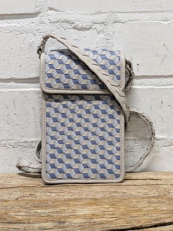  YAYA - Gevlochten leren telefoontasje - Crossbody - Nieuw beschikbaar voor biedingen