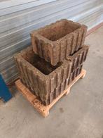 Gratis Gratis 5 stuks bloembakken, Tuin en Terras, Bloembakken en Plantenbakken, Ophalen, Zo goed als nieuw, Rond, Kunststof