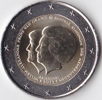 2 euro 2013 Nederland - Dubbelportret Beatrix & W.A. - UNC. beschikbaar voor biedingen