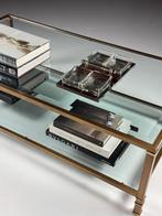 Messing salontafel glas vintage, Ophalen