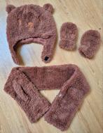 Lief berensetje muts/sjaal/handschoenen., Zeeman, Ophalen of Verzenden, Zo goed als nieuw, Jongetje of Meisje
