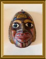 Handgeschilderd muurmasker: Peru, Inca, Mexico, Antiek en Kunst, Ophalen of Verzenden