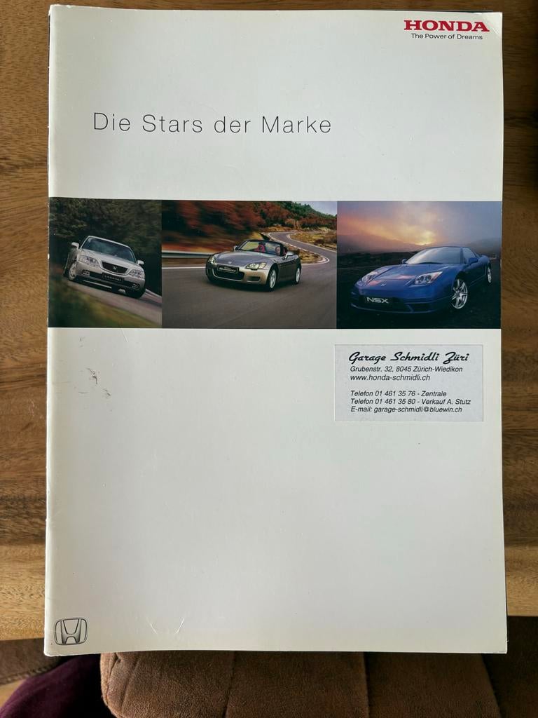 Honda Legend/S2000/NSX, Ophalen of Verzenden, Zo goed als nieuw, Honda