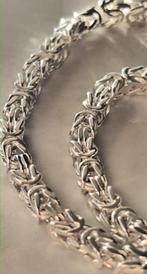 Prachtige Koningsketting zilver 925  3.5mm massief Italiaans, Nieuw, Ophalen of Verzenden, Nvt, Nvt