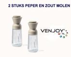 Peper en Zout molens HEMA - glas - kunststof - 2 stuks, Ophalen of Verzenden, Nieuw