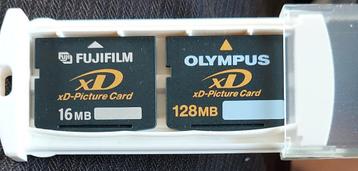 xD Picture Cards 128 MB en 16 MB, Olympus / Fujifilm  beschikbaar voor biedingen