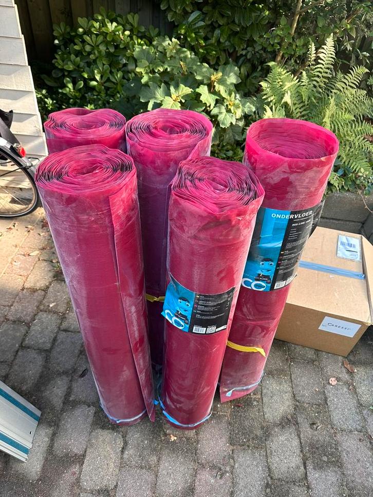 Red-line laminaat ondervloer -10dB, Doe-het-zelf en Verbouw, Vloerdelen en Plavuizen, Nieuw, Laminaat, Overige materialen, 150 cm of meer