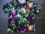 zwart shirt met neon kleuren, maat 146, Kinderen en Baby's, Ophalen of Verzenden, Zo goed als nieuw, Shirt of Longsleeve, Shein