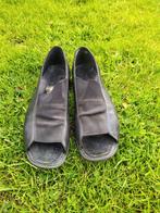 Zwarte zomerschoenen/sandalen maat 38, lage hak, Kleding | Dames, Zwart, Tacco, Gedragen, Sandalen of Muiltjes