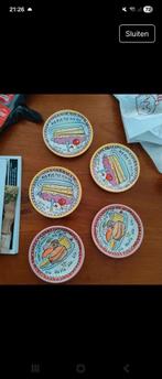 5 Blond Amsterdam petit four bordjes, Huis en Inrichting, Keuken | Servies, Ophalen of Verzenden, Aardewerk, Blond Amsterdam, Bord(en)