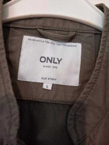 Leuk legergroen jasje van ONLY maat L te koop beschikbaar voor biedingen