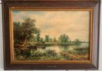 Olieverf  Frederick Waters Watts 1800-1870 English landscape, Ophalen of Verzenden