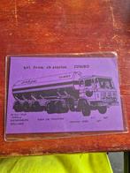Vintage Jumbo Truck QSL Kaart, Verzamelen, Ophalen of Verzenden, Gebruikt, Auto's