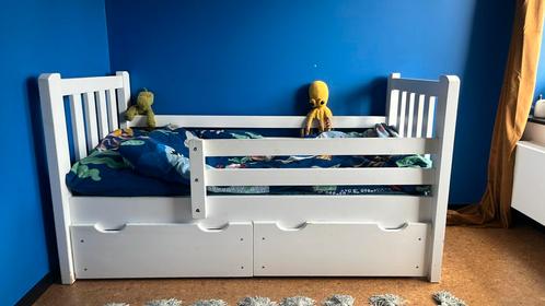 Rockwood Peuterbed / Kinderbed 70 x 150 wit, Kinderen en Baby's, Kinderkamer | Bedden, Gebruikt, 140 tot 160 cm, 70 tot 85 cm