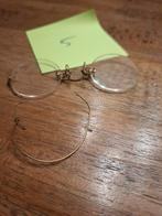 Antieke knijpbril met etui, Ophalen of Verzenden