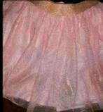 Roze rok met tule. Glitters. Gouden band. Maat 128. Nieuw, Ophalen of Verzenden, Nieuw, Meisje, Jurk of Rok