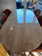 Nieuw transparant tafelzeil ellipse, Huis en Inrichting, Ophalen of Verzenden, Zo goed als nieuw, Ovaal, Binnen
