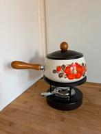 Retro Fondue Stel uit de jaren 70, Ophalen, Gebruikt, Brander, Fondueset