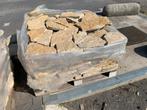 Flagstones Stapelstenen Bourgogne Natuursteen geel, Nieuw, Ophalen of Verzenden, Terrastegels, Natuursteen