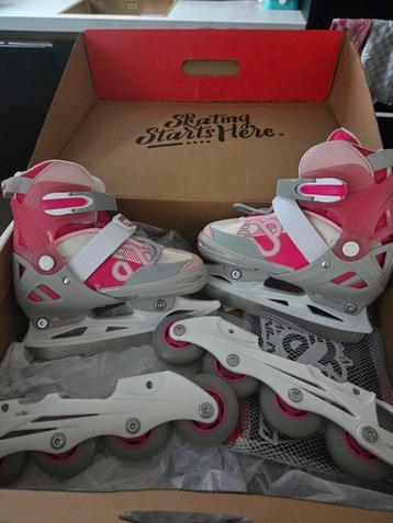 Schaatsen/skeelers combi verstelbaar maat 29-32