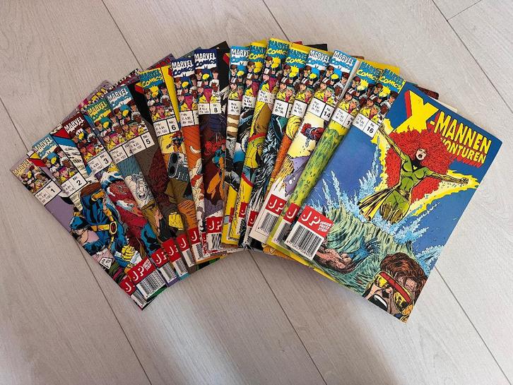 X mannen Avonturen 1994-1996 1 t/m 17 compleet, Boeken, Strips | Comics, Zo goed als nieuw, Complete serie of reeks, Europa, Ophalen of Verzenden