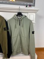 Stone Island | Olive green hooded zip | Size XL, Ophalen of Verzenden, Zo goed als nieuw, Maat 56/58 (XL), Groen