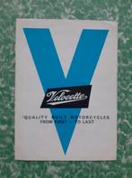 folder motorfietsen Velocette Motorcycles *jaren 1960, Ophalen of Verzenden, Overige merken