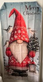 Kerstkabouter Tomte gnoom wand doek kerstdecoratie Nieuw, Diversen, Kerst, Ophalen of Verzenden, Nieuw