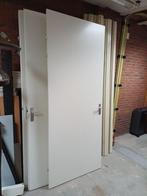 Opdekdeur 231,5x95,4cm en 231,5x90,4cm incl. kozijn (SVEDEX), Ophalen, Gebruikt, 80 tot 100 cm, 215 cm of meer