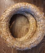 2 stuks nieuwe strokransen - 40cm diameter, Huis en Inrichting, Woonaccessoires | Kransen, Ophalen of Verzenden, Nieuw