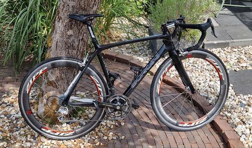 Borgini carbon racefiets 10 speed met vele extra's., Fietsen en Brommers, Fietsen | Racefietsen, Gebruikt, Overige merken, 15 tot 20 versnellingen