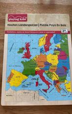 Playing kids houten puzzel europa nieuw, Ophalen, Nieuw
