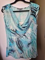 Geisha Top - Maat XL - Blauwe Print, Kleding | Dames, Blouses en Tunieken, Geisha, Blauw, Maat 46/48 (XL) of groter, Ophalen of Verzenden
