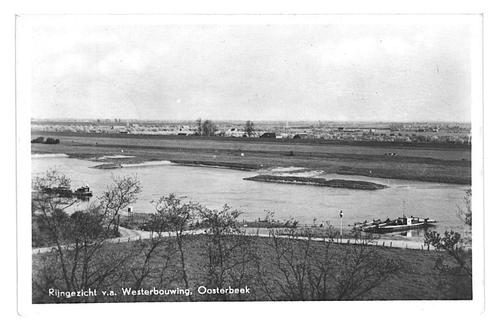 981193	Oosterbeek	Gld Riviergezicht Veerpont	1954	Gelopen me, Verzamelen, Ansichtkaarten | Nederland, Gelopen, Gelderland, 1940 tot 1960