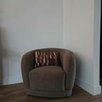 Nieuwe fauteuill in zachte teddystof, kleur bruin, Ophalen, Nieuw, 75 tot 100 cm, 75 tot 100 cm