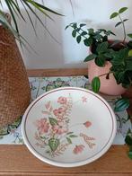 Vintage Bloemen Schaal Bord, Ophalen of Verzenden