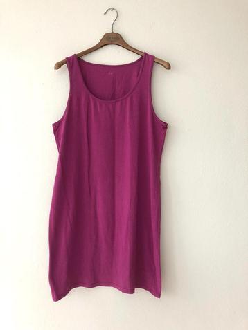 Mouwloze longtop cerise H&M, maat 46 beschikbaar voor biedingen