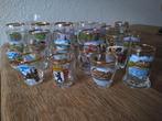 Collectie Vintage Borrelglaasjes met Stadsvoorstellingen, Verzamelen, Ophalen, Gebruikt, Borrel- of Shotglas