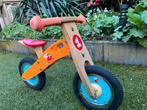 Houten loopfiets, Ophalen, Gebruikt