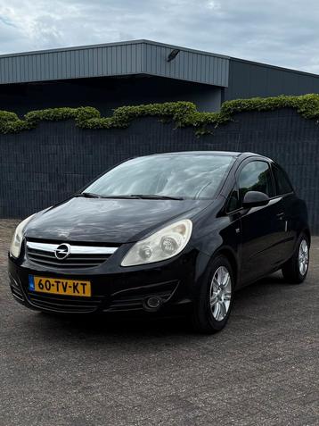 Opel Corsa 1.2 16V 3D WR 2007 Zwart beschikbaar voor biedingen