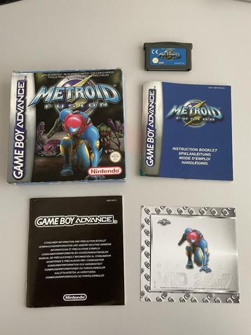 Metroid Fusion GBA – compleet in doos, origineel PAL beschikbaar voor biedingen
