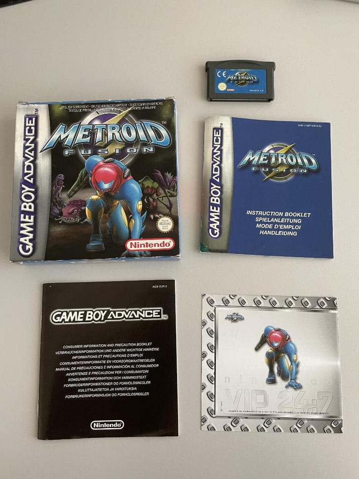 Metroid Fusion GBA – compleet in doos, origineel PAL, Spelcomputers en Games, Games | Nintendo Game Boy, Zo goed als nieuw, Avontuur en Actie