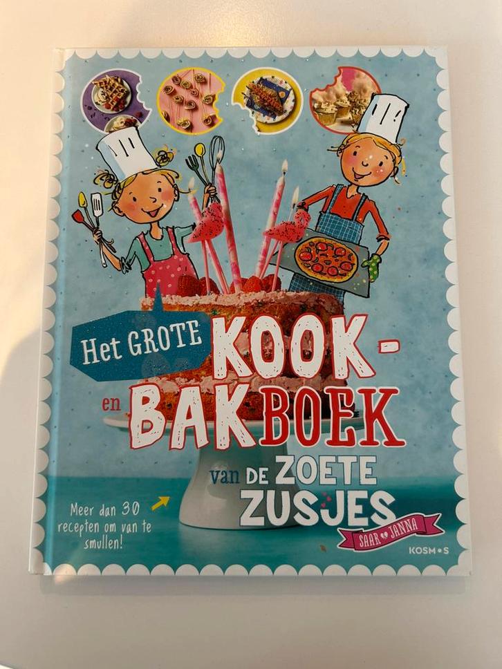 Het grote kook- en bakboek van de Zoete Zusjes, Boeken, Kinderboeken | Jeugd | onder 10 jaar, Zo goed als nieuw, Non-fictie, Ophalen of Verzenden